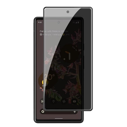 For Google Pixel 6 Kalebol High-Aluminum Screen-Printed Full-Coverage Black-Border Privacy Tempered Glass Film - Google Tempered Glass by Kalebol | Online Shopping UK | buy2fix