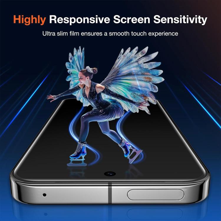 For Google Pixel 8 Pro Kalebol High-Aluminum Screen-Printed Full-Coverage Black-Border Privacy Tempered Glass Film - Google Tempered Glass by Kalebol | Online Shopping UK | buy2fix