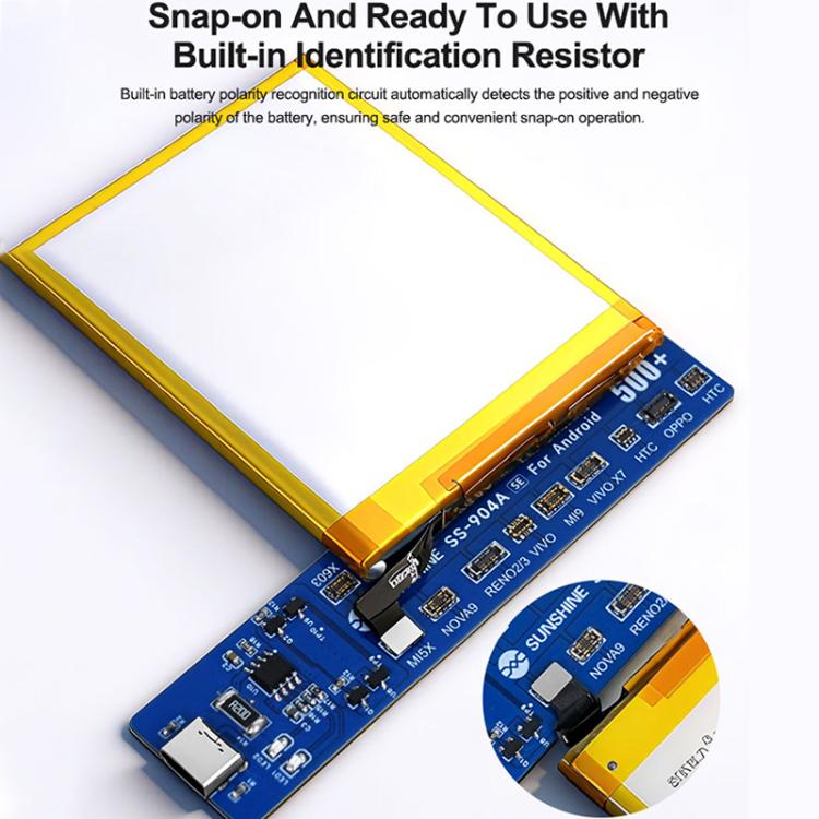 SUNSHINE SS-904A SE Universal Android Phones Battery Activation Board with Auto Polarity - Test Tools by SUNSHINE | Online Shopping UK | buy2fix