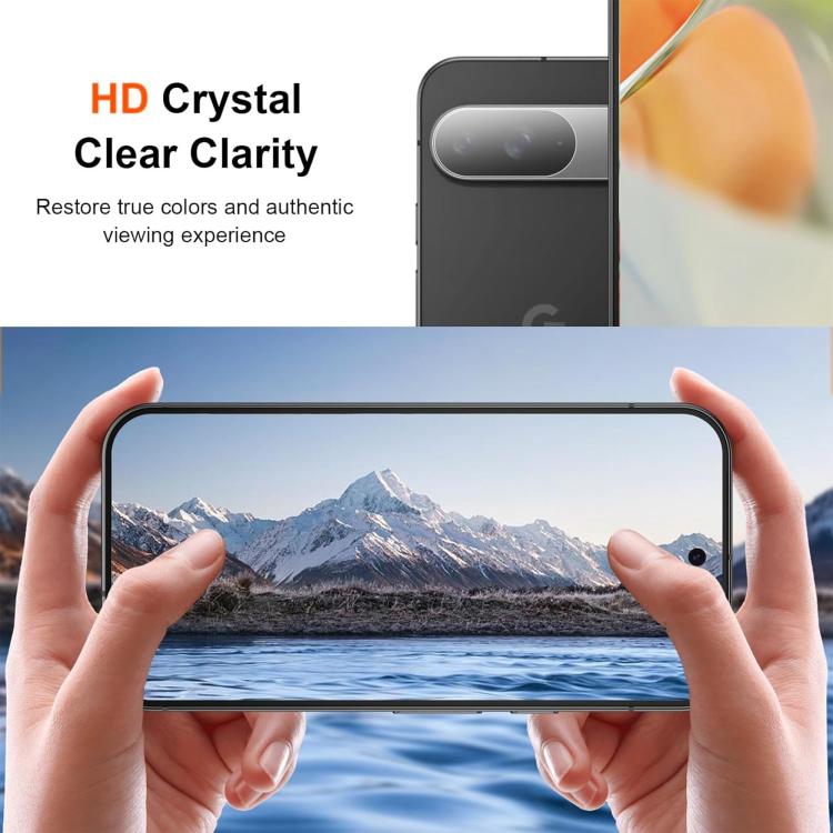 For Google Pixel 8a Kalebol 10pcs High-Aluminum Screen-Printed Full-Coverage Black-Border Privacy Tempered Glass Film - Google Tempered Glass by Kalebol | Online Shopping UK | buy2fix