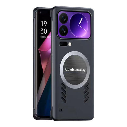 For Xiaomi 17 Pro All-inclusive Lens Frameless Graphene Cooling Phone Case(Black) - 17 Pro Cases by buy2fix | Online Shopping UK | buy2fix