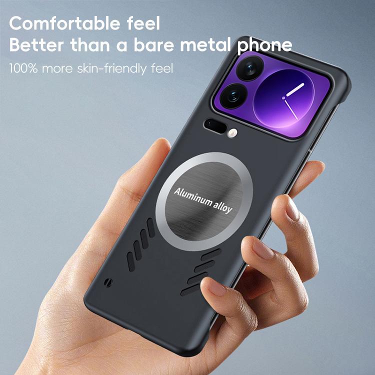 For Xiaomi 17 Pro All-inclusive Lens Frameless Graphene Cooling Phone Case(Black) - 17 Pro Cases by buy2fix | Online Shopping UK | buy2fix