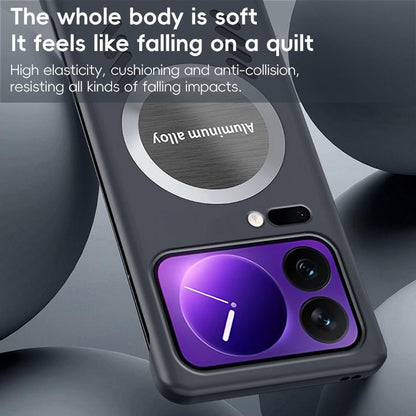 For Xiaomi 17 Pro Max All-inclusive Lens Frameless Graphene Cooling Phone Case(Navy Blue) - 17 Pro Max Cases by buy2fix | Online Shopping UK | buy2fix