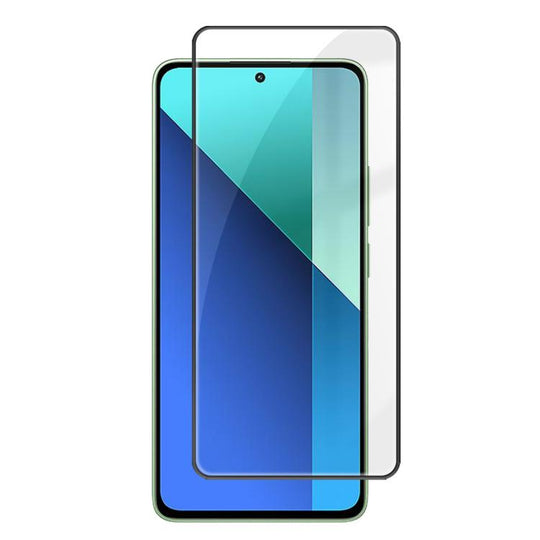 For Redmi Note 13 4G Kalebol High-Aluminum Screen-Printed Full-Coverage Anti-Fingerprint Black-Bordered HD Tempered Glass Film