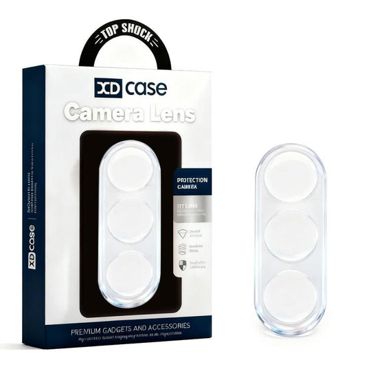 For Samsung Galaxy S24 FE 5G XDcase Transparent Integrated Tempered Glass Camera Film