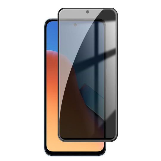 For Redmi 12 4G Kalebol High-Aluminum Screen-Printed Full-Coverage Black-Border Privacy Tempered Glass Film