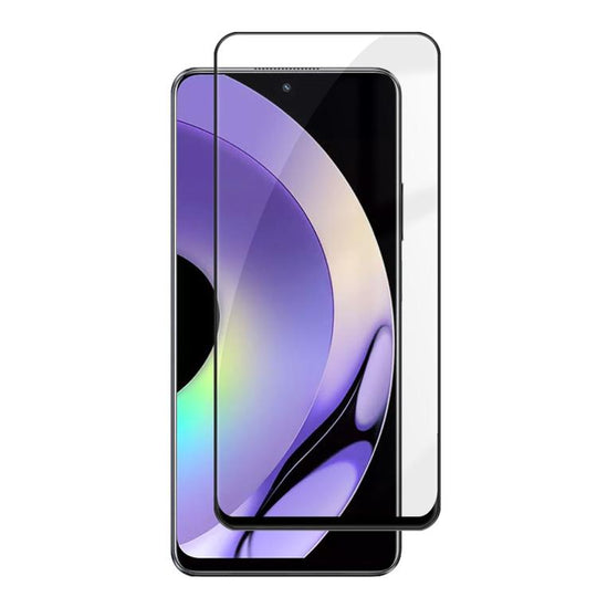 For Realme 10 Pro 5G Kalebol High-Aluminum Screen-Printed Full-Coverage Anti-Fingerprint Black-Bordered HD Tempered Glass Film