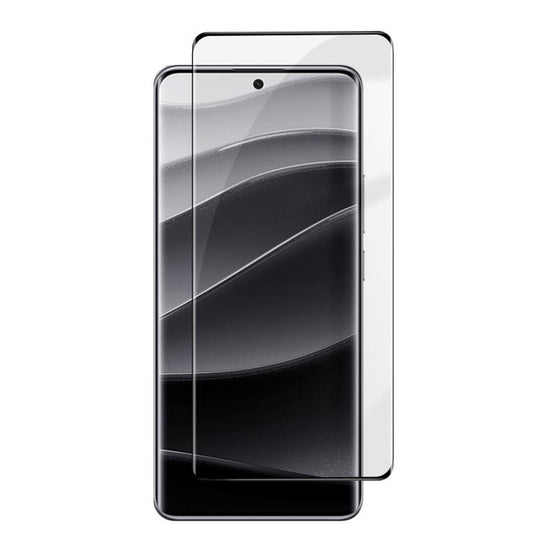For Redmi Note 14 Pro+ 5G Kalebol Curved High-Aluminum Screen-Printed Full-Coverage Anti-Fingerprint Black-Bordered HD Tempered Glass Film