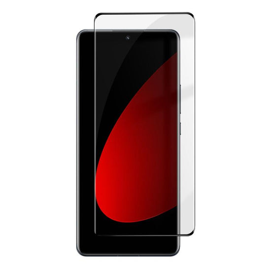 For Xiaomi 12S Pro Kalebol Curved High-Aluminum Screen-Printed Full-Coverage Anti-Fingerprint Black-Bordered HD Tempered Glass Film