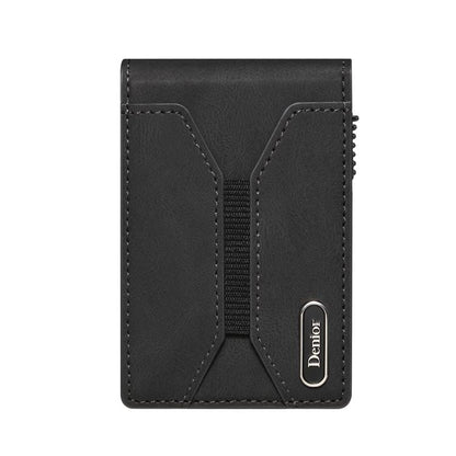 Denior V20 Skin Elastic MagSafe Card Box(Black) - Adhesive Card Holders by Denior | Online Shopping UK | buy2fix