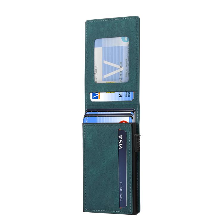 Denior V20 Skin Elastic MagSafe Card Box(Blue) - Adhesive Card Holders by Denior | Online Shopping UK | buy2fix