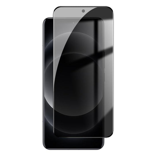 For Xiaomi 14 Ultra Kalebol Curved High-Aluminum Screen-Printed Full-Coverage Anti-Fingerprint Black-Border Privacy Tempered Glass Film