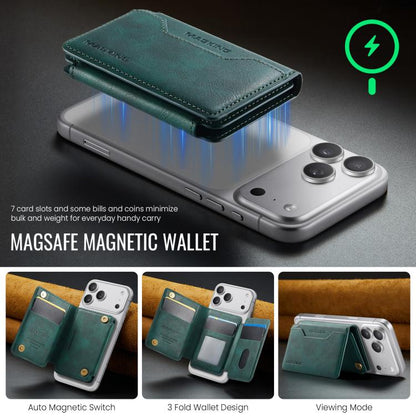 MAGKING K3 Pro Series MagSafe RFID Card Bag(Green) - Adhesive Card Holders by MAGKING | Online Shopping UK | buy2fix