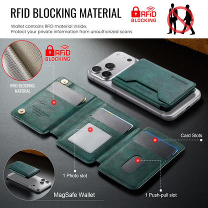 MAGKING K3 Pro Series MagSafe RFID Card Bag(Green) - Adhesive Card Holders by MAGKING | Online Shopping UK | buy2fix