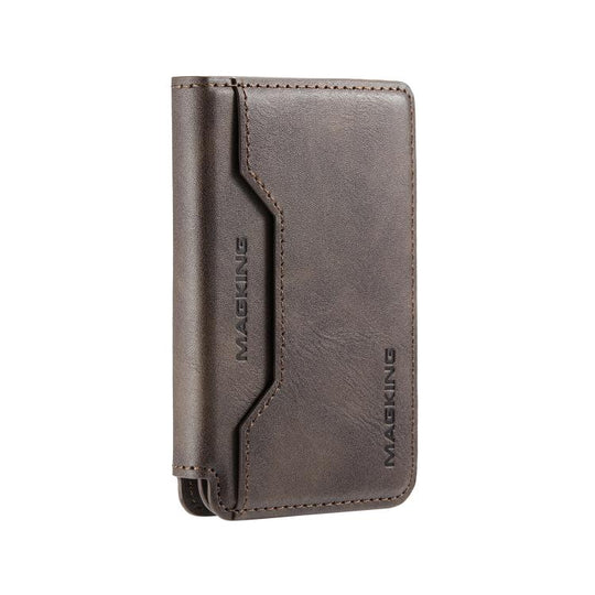 MAGKING K3 Pro Series MagSafe RFID Card Bag(Coffee)