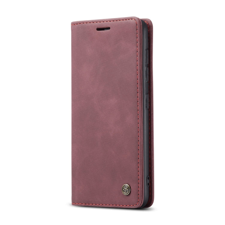 For Samsung Galaxy S20 FE CaseMe 013 Multifunctional Horizontal Flip Leather Case with Holder & Card Slot & Wallet(Wine Red) by CaseMe