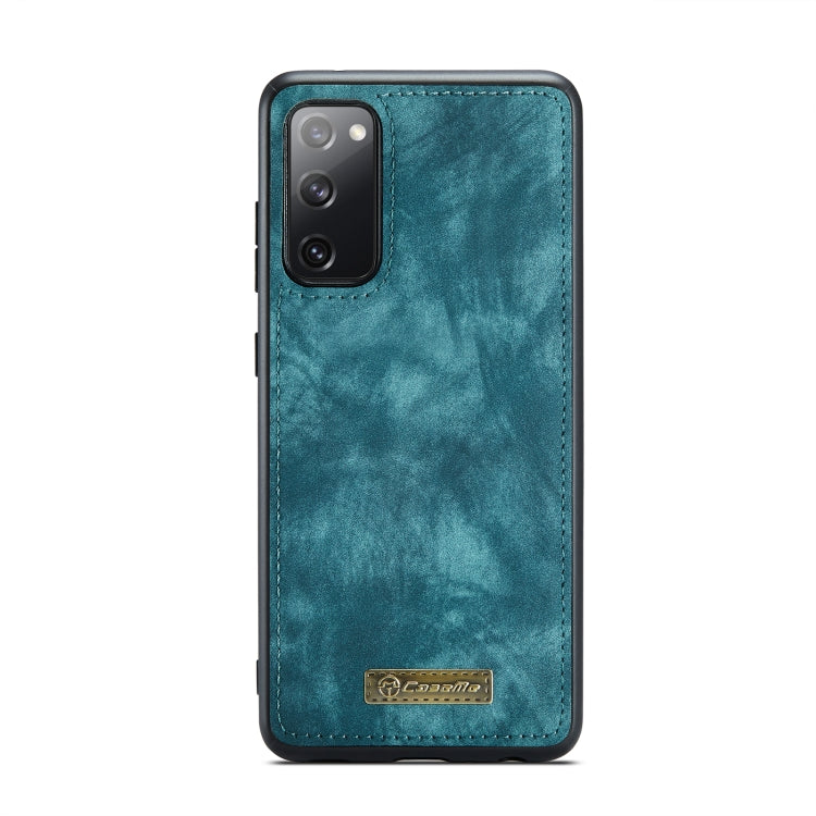 For Samsung Galaxy S20 FE CaseMe 008 Detachable Multifunctional Horizontal Flip Leather Case with Holder & Card Slot & Zipper Wallet & Photo Frame(Blue) - Galaxy S20 FE Cases by CaseMe | Online Shopping UK | buy2fix