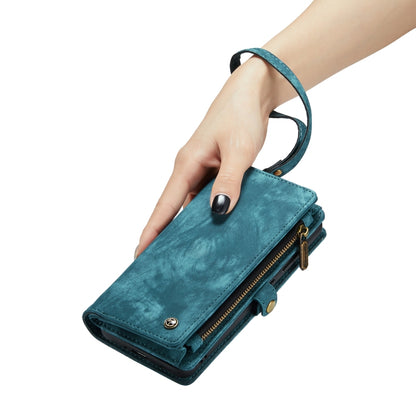 For Samsung Galaxy S20 FE CaseMe 008 Detachable Multifunctional Horizontal Flip Leather Case with Holder & Card Slot & Zipper Wallet & Photo Frame(Blue) - Galaxy S20 FE Cases by CaseMe | Online Shopping UK | buy2fix