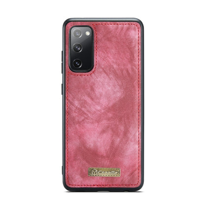 For Samsung Galaxy S20 FE CaseMe 008 Detachable Multifunctional Horizontal Flip Leather Case with Holder & Card Slot & Zipper Wallet & Photo Frame(Red) - Galaxy S20 FE Cases by CaseMe | Online Shopping UK | buy2fix
