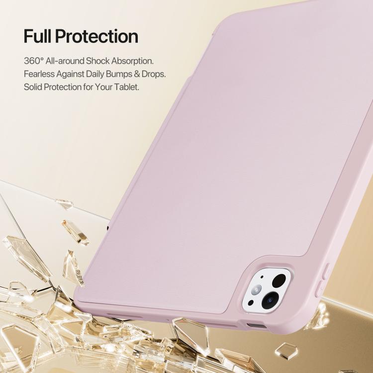 For iPad Pro 13 2024 / 2025 DUX DUCIS Vers Series PU + TPU Tablet Case(Pink) - iPad Pro 13 2025 / 2024 Cases by DUX DUCIS | Online Shopping UK | buy2fix