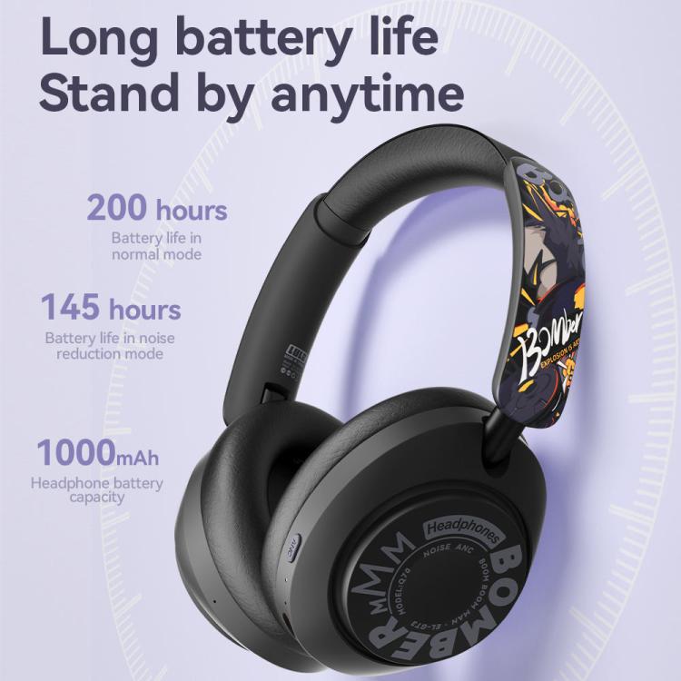 GT-3 Wireless Bluetooth Stereo ANC Gaming Music Headphone(Black) - Headset & Headphone by buy2fix | Online Shopping UK | buy2fix