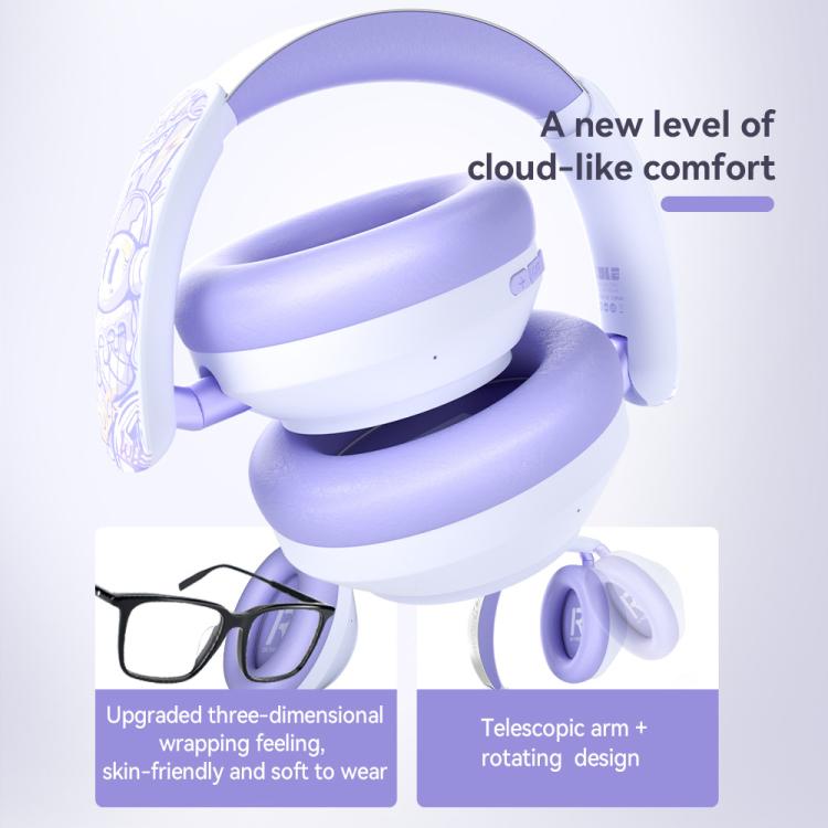 GT-3 Wireless Bluetooth Stereo ANC Gaming Music Headphone with 2.4G USB Drive(White) - Headset & Headphone by buy2fix | Online Shopping UK | buy2fix