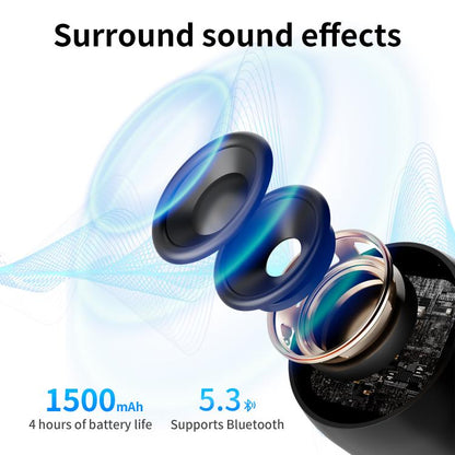 C52 Foldable 5 in 1 Desktop Magnetic Wireless Charging Bluetooth Speaker(Orange) - Multifunction Charger by buy2fix | Online Shopping UK | buy2fix