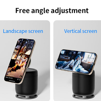 C52 Foldable 5 in 1 Desktop Magnetic Wireless Charging Bluetooth Speaker(Orange) - Multifunction Charger by buy2fix | Online Shopping UK | buy2fix