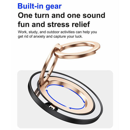 360 Degree Rotation Double Ring Magnetic MagSafe Phone Holder(Rose Pink) - Ring Holder by buy2fix | Online Shopping UK | buy2fix