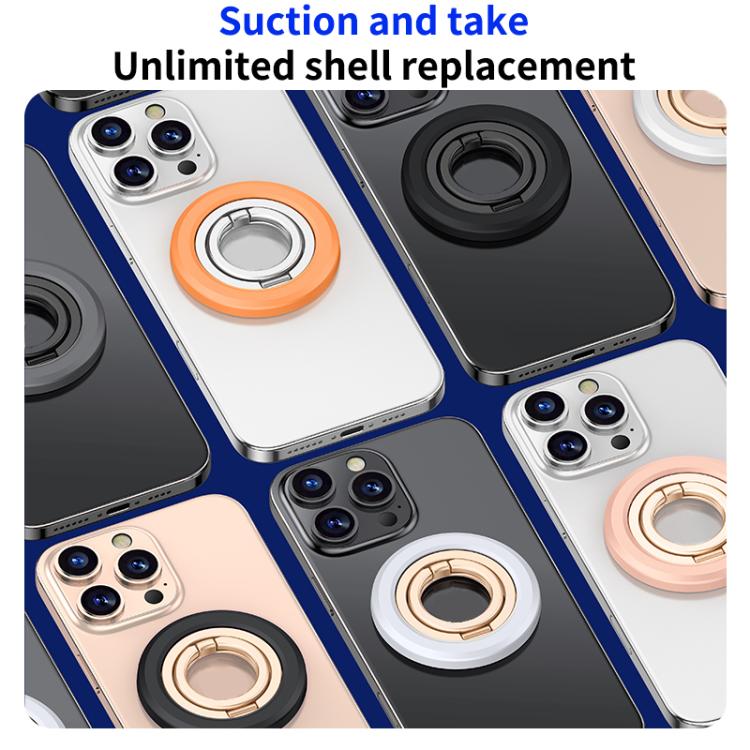 360 Degree Rotation Double Ring Magnetic MagSafe Phone Holder(Rose Pink) - Ring Holder by buy2fix | Online Shopping UK | buy2fix