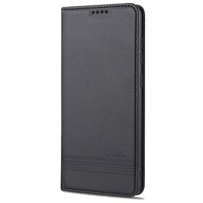 For Huawei P40 Pro AZNS Magnetic Calf Texture Horizontal Flip Leather Case with Card Slots & Holder & Wallet(Black) - Huawei Cases by AZNS | Online Shopping UK | buy2fix