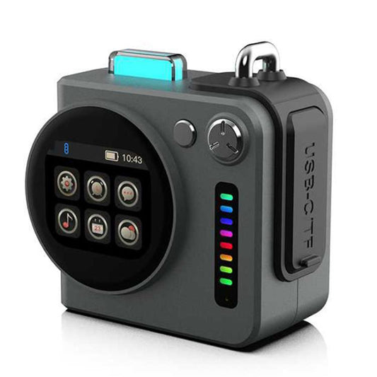 G300 Smart LED Screen Portable Bluetooth 5.4 Wireless Speaker(Grey) - Mini Speaker by buy2fix | Online Shopping UK | buy2fix