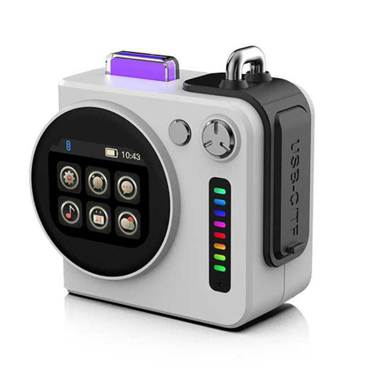 G300 Smart LED Screen Portable Bluetooth 5.4 Wireless Speaker(White) - Mini Speaker by buy2fix | Online Shopping UK | buy2fix