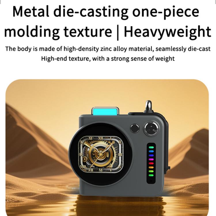 G300 Smart LED Screen Portable Bluetooth 5.4 Wireless Speaker(White) - Mini Speaker by buy2fix | Online Shopping UK | buy2fix