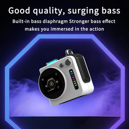 G300 Smart LED Screen Portable Bluetooth 5.4 Wireless Speaker(Grey) - Mini Speaker by buy2fix | Online Shopping UK | buy2fix