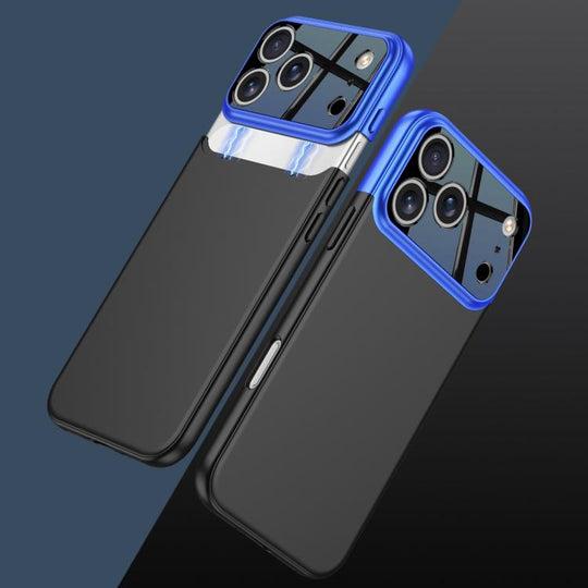 For iPhone 17 Pro Max GKK Color Master Splicing Phone Case(Blue Black)
