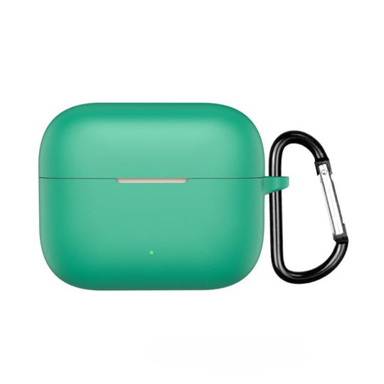 For Motorola Moto Buds Clip Solid Color Silicone Earphone Protective Cover with Hook(Green)