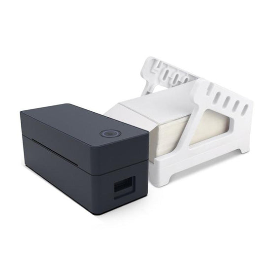 POS-9260 Thermal Label & Barcode Printer with Stand, Plug:EU Plug(Black)