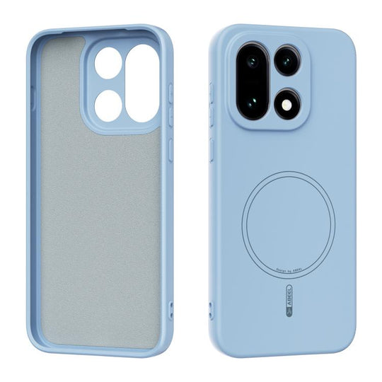 For OnePlus 15 ABEEL Skin-friendly Feel Magsafe Liquid Silicone Phone Case(Sky Blue)