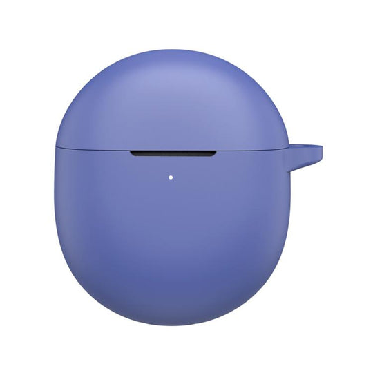 For Google Pixel Buds 2a Solid Color Silicone Earphone Protective Case(Midnight Blue)