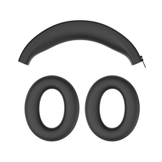 For Anker Soundcore Q20i 3 in 1 Headphones Silicone Protective Case(Black)