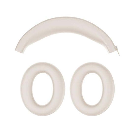 For Anker Soundcore Q20i 3 in 1 Headphones Silicone Protective Case(Beige White)