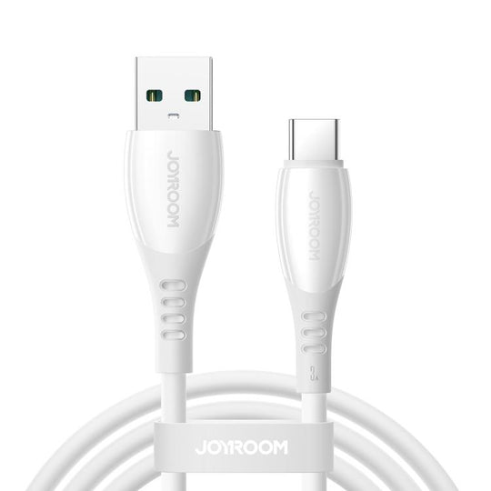 JOYROOM S-A59 Vibrant Series 3A USB to Type-C Fast Charging Data Cable, Length:1.2m(White)