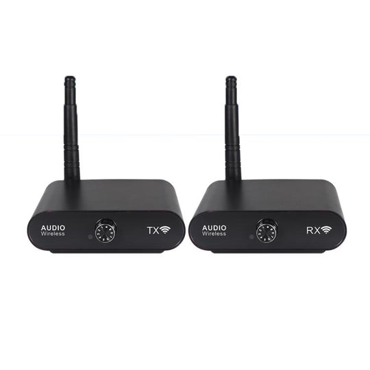 AU2410 Wireless 2.4G Audio Transmitter 1 Transmitter + 1 Receiver(Black)