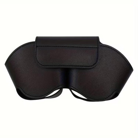 For AirPods Max 2 / Max PU Vegan Leather Magnetic Buckle Headphone Protective Cover(Black)
