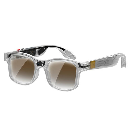 AIMB-G3 8MP Smart Voice Call AI Photo and Translation Glasses(Sunglasses Transparent Frame)