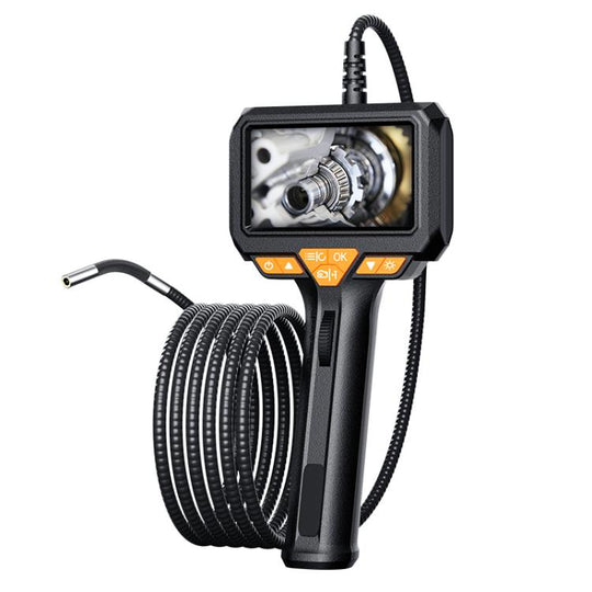 P330 4.3 inch HD Screen 360 Degrees Rotating Industrial Endoscope, Model:Single Lens 6mm / 1.5m Snake Tube