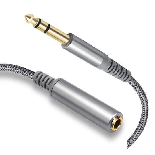 6.35mm 1/4 inch TRS Male to Female Stereo Extension Cable, Length:4.5m