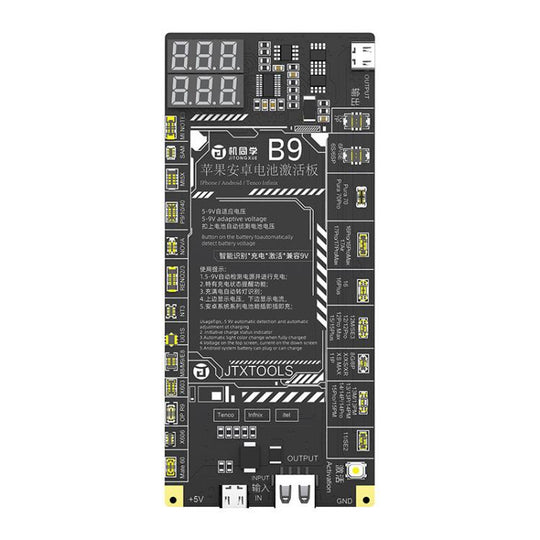 JTX B9 5-9V Battery Charging Activation Board for iPhone 6S-17 Pro Max (without 16e) & Android
