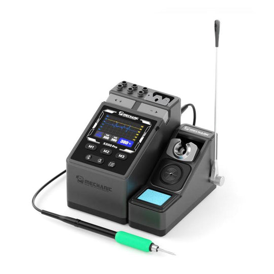 MECHANIC X200 Pro Pen-Style Smart Temperature-Adjustable Soldering Station, Plug:US Plug